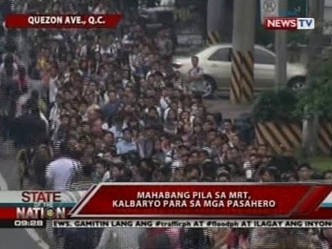 SONA: Mahabang pila sa MRT, kalbaryo para sa mga pasahero