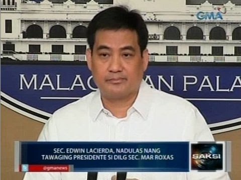 Saksi: Sec. Edwin Lacierda, nadulas sa pagtawag na presidente kay DILG Sec. Mar Roxas