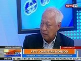 NTG: Panayam kay Atty. Christian Monsod, member, 1986 Constitutional Commission