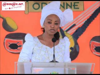 Allocution de bienvenue de Mme Nassénéba Touré, Maire d'Odienné
