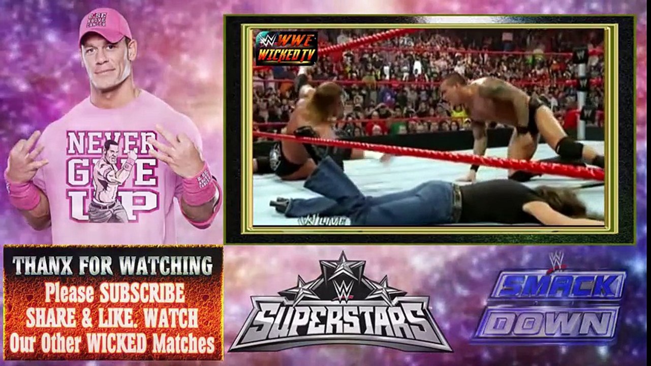 Randy KISSES Unconscious STEPHANIE Mcmahon (TRIPLE H Wife) in Front of Triple H   OMG