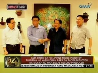 GMA Radio at Phil. Music Industry, pumirma ng kasunduan para sa pagpapatugtog ng local music