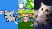 Симпатичные приложение игра Китти для детей. Pet Caring Cat. Vitrual Cute Kitty ребенок. Android и ОС IOS