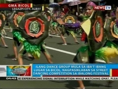 Iba't ibang dance group mula Bicol, nagpasiklaban sa street dancing competition sa Ibalong Festival