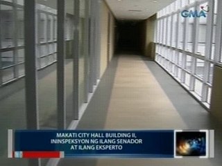 Saksi: Giit ng mga sumuri sa Makati City Hall Building II, hindi raw world-class ang gusali