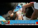 DOH: Libreng bakuna kontra-tigdas at polio, ibibigay ng mga health center sa buong Setyembre
