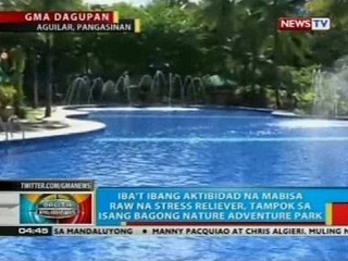 Iba't ibang aktibidad na mabisa raw na stress reliever, tampok sa isang bagong nature adventure park