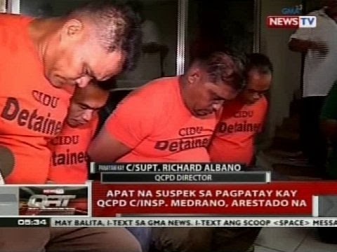 Albano: Apat na suspek sa pagpatay kay QCPD C/Insp. Medrano, itinuturing na gun-for-hire