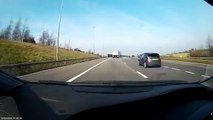 Lorry Nearly causes Motorway Accident (M6 Tamworth)