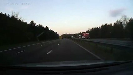 M6 Crash (near Stoke) 2014 04 17
