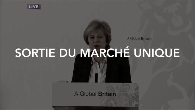 Theresa May veut sortir du marché unique européen