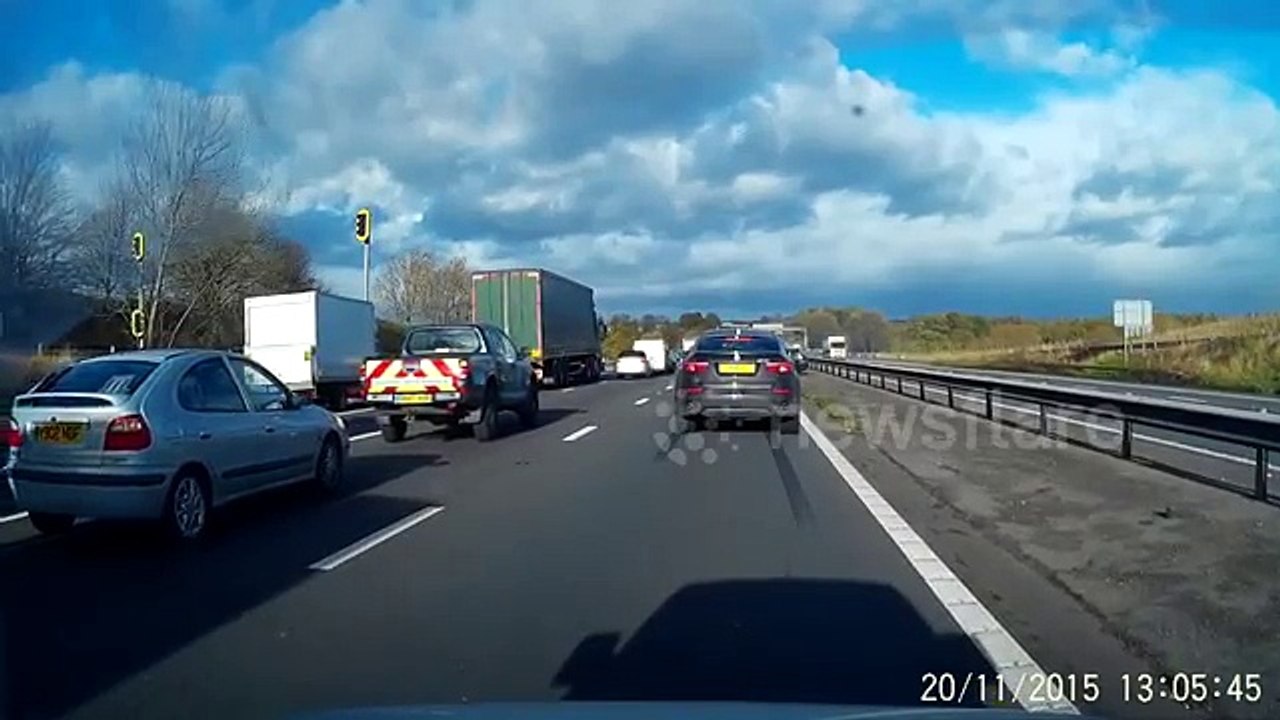Multicar crash on M6 j18 N