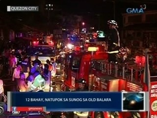 Saksi: 12 bahay sa Old Balara, nasunog