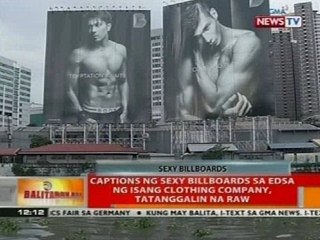 BT: Captions ng sexy billboards sa EDSA ng isang clothing company, tatanggalin na raw