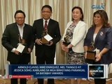 Saksi: Arnold Clavio, Mike Enriquez, Mel Tiangco at Jessica Soho, binigyang parangal