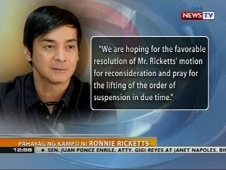 OMB Chairman and CEO Ronnie Ricketts at apat na iba pa, sinuspinde ng 6 na buwan ng Ombudsman