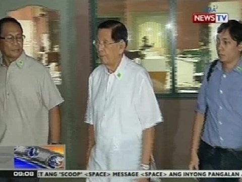 NTG: PGH at PNP General Hospital doctor, inirekomendang ma-hospital arrest si Enrile