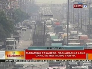 BT: Maraming pasahero, naglakad na lang dahil sa matinding traffic