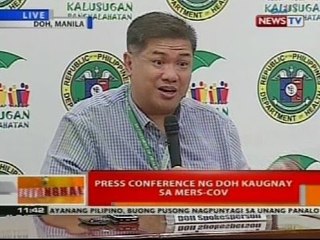 BT: Press conference ng DOH kaugnay sa MERS-CoV