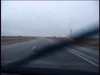 Kansas Highway Patrol trooper narrowly avoids head-on collision with semi