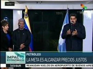 Revisan pdte. venezolano y titular de OPEP mercado petrolero