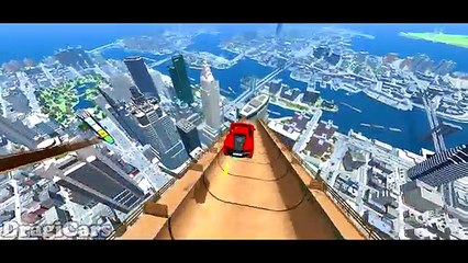 Spiderman & Frozen Elsa & Talking Tom Nursery Rhymes Fast Car Animation for Children Kids Songs