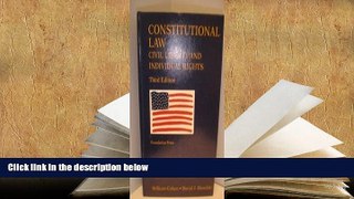 PDF [DOWNLOAD] Constitutional Law: Civil Liberty and Individual Rights [DOWNLOAD] ONLINE