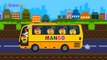 Wheels On The Bus | Mango Wheels On The Bus Songs | Cartoon Animation Wheels On The Bus Rhymes