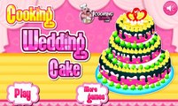 Игра для девочек о том, как приготовить свадебный торт! Видео для детей!