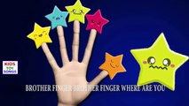 The STAR Finger Family | Star Finger Family Cartoon Nursery Rhyme | STAR Daddy Finger Family Songs