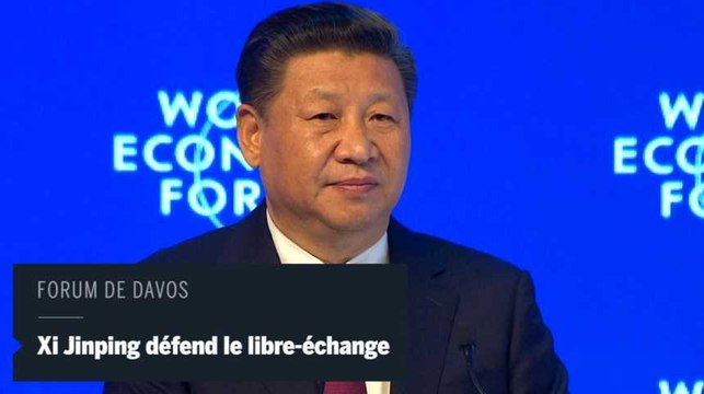 Davos : le président chinois défend le libre-échange face au protectionnisme de Trump
