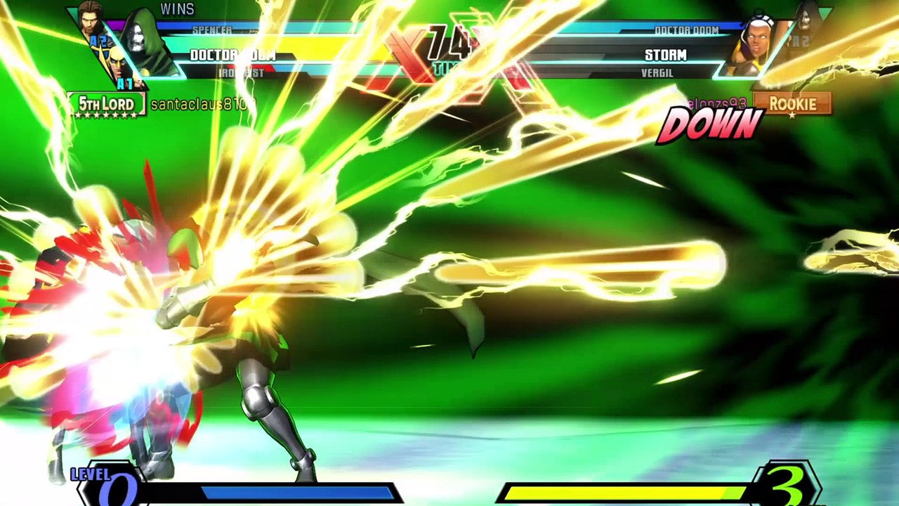 UMVC3 Feslong (Justin wong clone?) vs Santaclaus8109