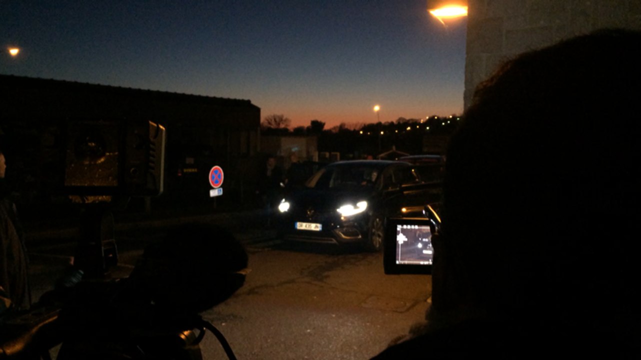 L'accueil de Manuel Valls, salle municipale