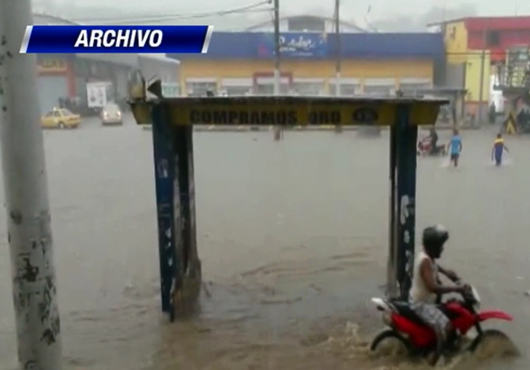 21 sectores de Guayaquil son los más afectados tras fuertes lluvias