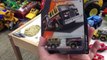 Matchbox Cars Toy Unboxing - Gas Station For Kids - Fire Truck, John Deere Semi Hauler, Dump Truck