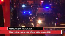 Ankara’da korkutan patlama