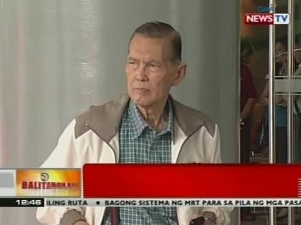 BT: Dating DOJ Sec. Raul Gonzales, pumanaw na sa edad na 83