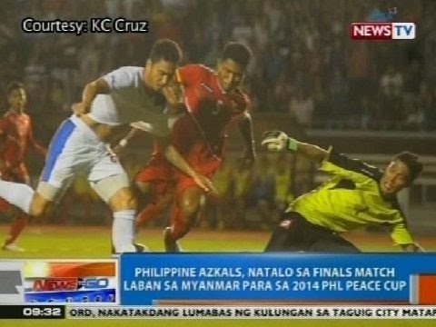 NTG: PHL Azkals, natalo sa finals match vs. Myanmar para sa 2014 PHL Peace Cup