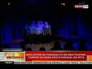 BT: Ebolusyon ng pananalita ng mga Pilipino, tampok sa isang pagtatanghal ng PETA