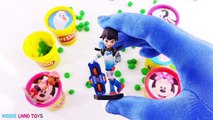 Learn Colors Fuli Sheriff Callie Paw Patrol Mickey Mouse Play-Doh Dippin Dots Surprise Tubs Episodes