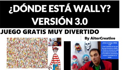 ¿Dónde está Wally 3.0? | Juego AitorCreative