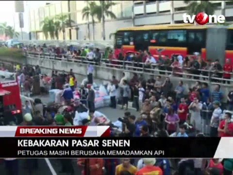 Pasar Senen Terbakar, Pedagang Kain Rugi Rp2 Miliar