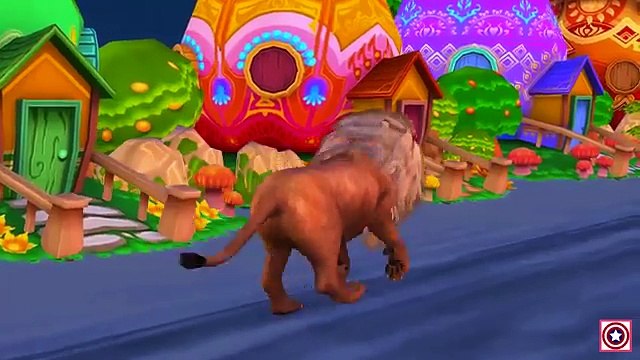 Lion Vs Elephant Finger Family Rhymes | Elephant Cartoons for kids | Animal Finger Family Rhymes