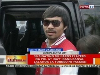 30 bigating billiards players ng Phl at iba't ibang bansa, lalahok sa torneo ni Pacman