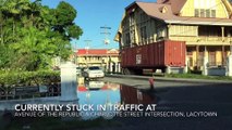 Traffic Jam In Central Georgetown- Republic Of Guyana (HD) (60FPS)