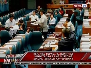 SONA: Rep. Niel Tupas, Jr., iginiit na hindi taga-LP ang gustong magpa-impeach kay VP Binay