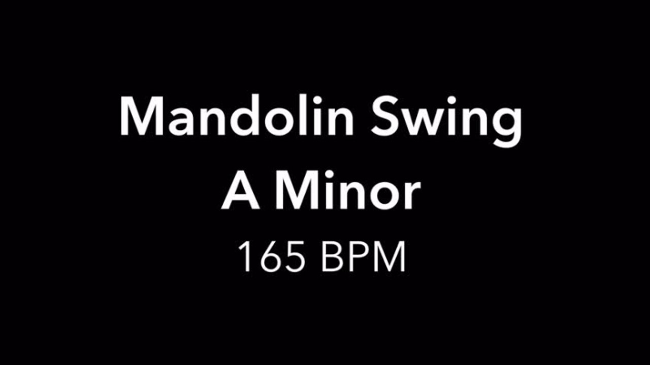 Mandolin Swing Backing Track
