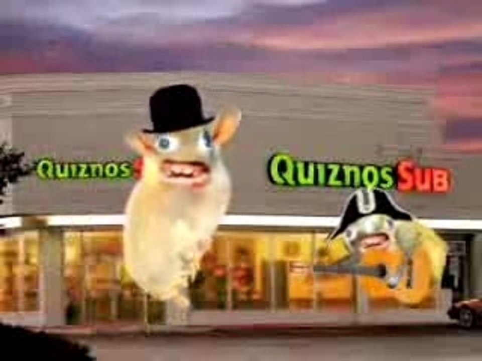 Quizno's singing rats