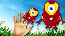 Minions Ironman Cartoons Finger Family Children Nursery Rhymes | Minions Finger Family Rhymes