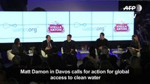 Matt Damon calls for action on clean water access